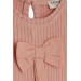 Girl's Tights Set Bowknot Rosehip (9 Months-3 Years)