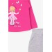Girl's Leggings Suit Princess Girl's Printed Pink (1-4 Years)
