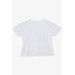 Girl T-Shirt Printed White (9-14 Years)