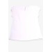 Girl's T-Shirt Frilly Guipure Ecru (3-8 Ages)