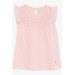 Girl's T-Shirt Pink With Ruffle Embroidery (4-8 Years)