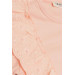 Girl's T-Shirt With Guipure Embroidered Sleeves Elastic Salmon (3-8 Ages)