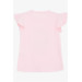 Girl's T-Shirt Cute Mermaid Printed Pink (3-8 Years)