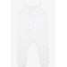 Girl's Jumpsuit White With Colorful Polka Dot Pattern (Age 8-9)