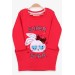 Girl's Tunic Rabbit Embroidered Pomegranate (1.5-3 Years)