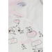 Girl's Sleeping Bag Love Themed Cute Puppy Patterned White (Age 5-7)