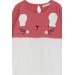 Girl Long Sleeve Dress With Cat Embroidery Tile (1.5-5 Years)