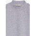 Girl Long Sleeve T-Shirt Basic Gray Melange (9-12 Years)