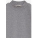 Girl Long Sleeve T-Shirt Basic Dark Gray Melange (11 Years)