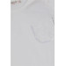 Girl's Long Sleeve T-Shirt Lace Pocket Ecru (1.5-5 Years)