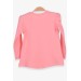 Girl Long Sleeve T-Shirt Guipure Salmon (1-4 Years)