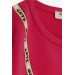 Girl's Long Sleeve T-Shirt Cute Plum Printed Fuchsia (2-6 Years)