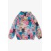 Girls' Raincoat With Cat Pattern Mixed Colors (1-6Yrs)