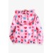 Girl's Raincoat Colorful Animal Pattern Powder/Light Pink (1-3Yrs)