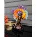 3D African Woman Design Vase/Vase Inspired By Safari Trips And Colorful Decoration