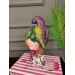 Girl And Parrot Decorative Piece, Decorative Girl With Parrot Figurine, New Year's Gift