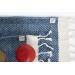 Smyrna 100% Cotton, 4-Pack Guest Hand Face Towel, Napkin 38*66 Cm, Absorbent, Herringbone Pattern Blue