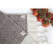 Smyrna 100% Cotton, 6 Pcs. Guest Hand Face Towel, Napkin 30*30 Cm, Absorbent, Herringbone Pattern Powder