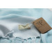Smyrna 100% Cotton Absorbent Peshtemal Beach Bath Towel 94*180 Cm Sergeant Pattern Mint