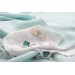 Smyrna 100% Cotton Absorbent Peshtemal Beach Bath Towel 94*180 Cm Diamond Pattern Light Blue