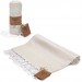 Smyrna 100% Cotton Absorbent Peshtemal Beach Bath Towel 94*180 Cm Classic Pattern Cream