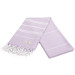 Smyrna 100% Cotton Absorbent Peshtemal Beach Bath Towel 94*180 Cm Classic Pattern Lilac