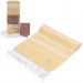 Smyrna 100% Cotton Absorbent Peshtemal Beach Bath Towel 94*180 Cm Classic Pattern Yellow