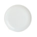 White Delta Dessert Plate 17 Cm 6 Pieces