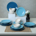 Blue Mix Dinner Set 18 Pieces For 6 Persons