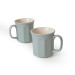 Grey/Cream Herakles Mug 9 Cm 6 Pcs