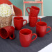 Red Ceramic Mugs