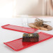 Natural Stone Dish 33 Cm, Two Pieces, Red Color