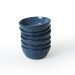 Lapis Crystal Snack Sauce Bowl 12 Cm 6 Pieces