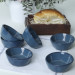 Lapis Crystal Snack Sauce Bowl 12 Cm 6 Pieces