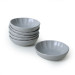 Matte Gray Sirius Snack Sauce Bowl 12 Cm 6 Pieces