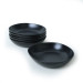 Matte Black Eleanor Dinner Plate 22 Cm 6 Pieces