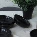 Matte Black Sirius Snack Sauce Bowl 12 Cm 6 Pieces