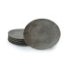 Matte Clay Stella Cake Plate 23 Cm 6 Pieces