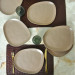 Matte Earth Taupe Tetra Serving Plate 30 Cm 6 Pieces