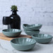 Matte Green Sirius Snack Sauce Bowl 12 Cm 6 Pieces