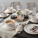 Nordic Matte White Dinner Set 18 Pieces For 6 Persons