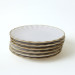 Rustic Sirius Cake Plate 22 Cm 6 Pieces