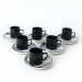 Shadowy Nordic Coffee Set 12 Pieces For 6 People