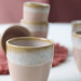 Shizen Powder Latte Cup 8 Cm 6 Pieces