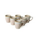 Tea And Coffee Cups, 10 Cm, 6 Pieces