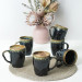 Shizen Black Organic Mug 10 Cm 6 Pieces