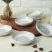 Stone Ring Snack/Sauce Bowl 13 Cm 6 Pieces