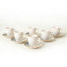 Trigon Line Coffee Cup Set 12 Pieces For 6 People
