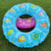 0-3 Years Blue Beaded 50 Cm Inflatable Baby Sea Buoy, Pool Beach Life Buoy, Inflatable Swimming Ring