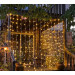 3X3 Meter Plug Flowing Led Curtain Light, Christmas Outdoor Decorations, Christmas Lights Curtain Lights